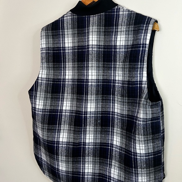 Vintage plaid vest - Picture 3 of 5